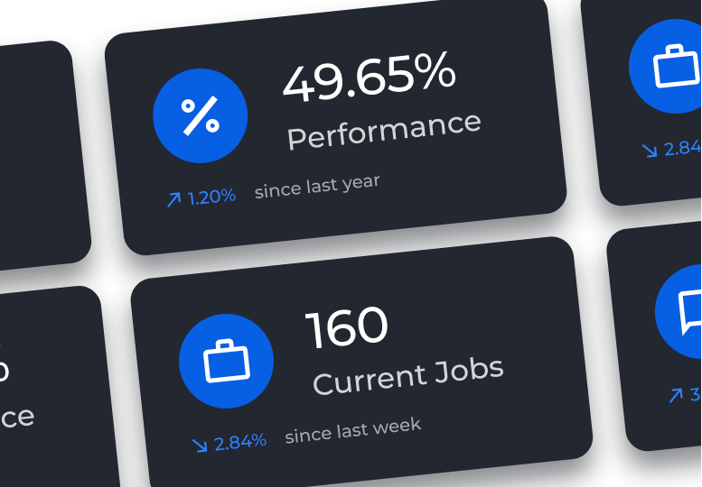 Dashboard Widgets - Developer X Webflow Template